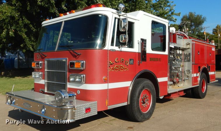 image for item FK9799 1995 Pierce fire truck