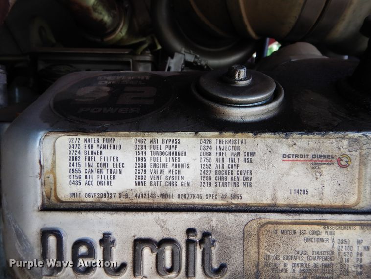 image for item FK9799 1995 Pierce fire truck