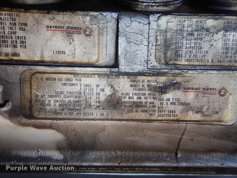 image for item FK9799 1995 Pierce fire truck