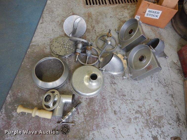 image for item FK9828 Hobart stainless steel meat grinder parts