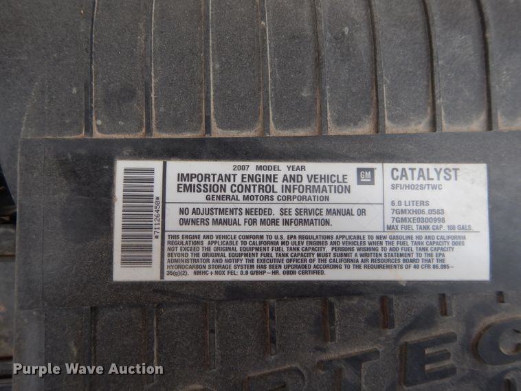 image for item FK9829 2007 Chevrolet Express 3500 school bus