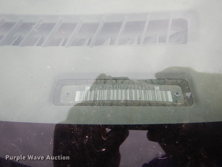 image for item FK9829 2007 Chevrolet Express 3500 school bus