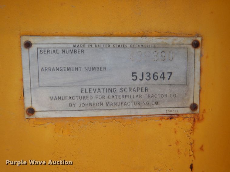 image for item FU9537 Caterpillar 619 elevating scraper