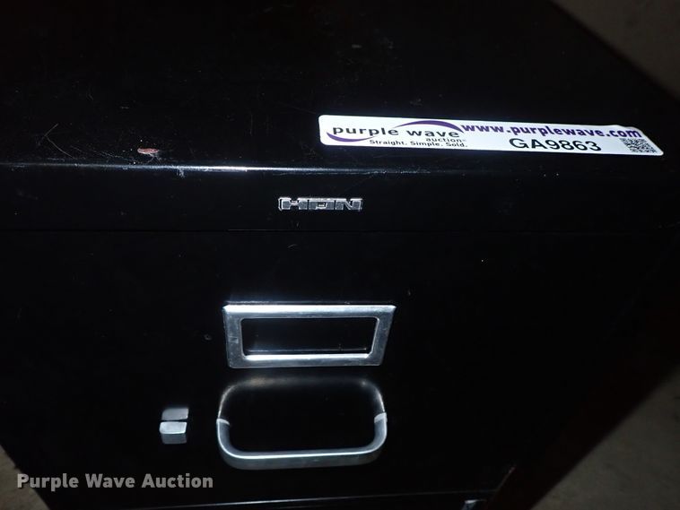 image for item GA9863 Hon two drawer file cabinet