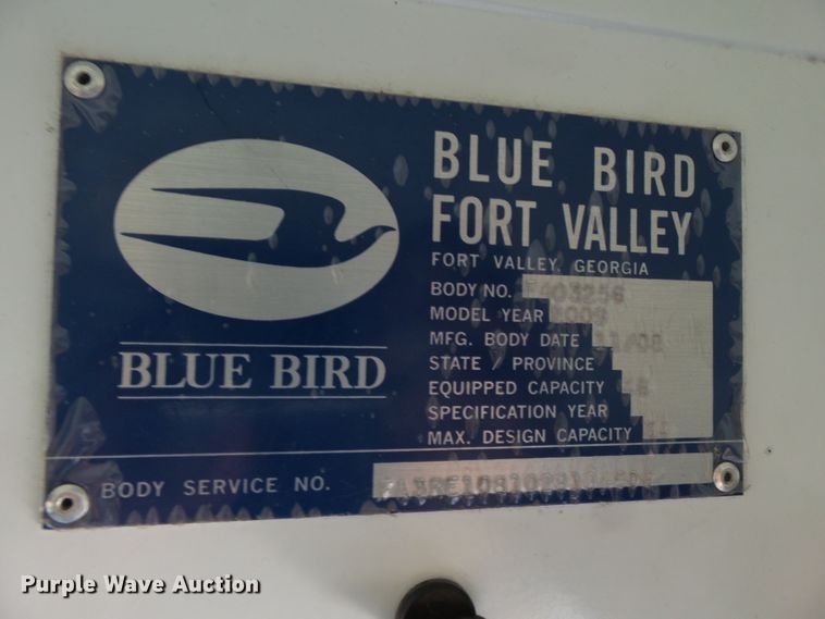 image for item GC9043 2009 Blue Bird All American FE school bus