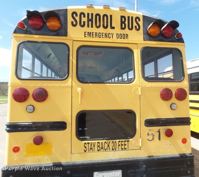 image for item GC9046 1995 Ford B800 school bus