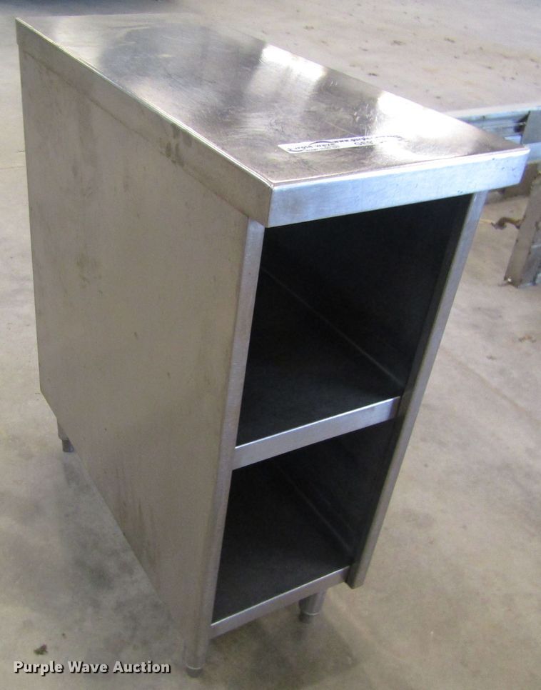 image for item GE9751 Stainless steel kitchen side shelf