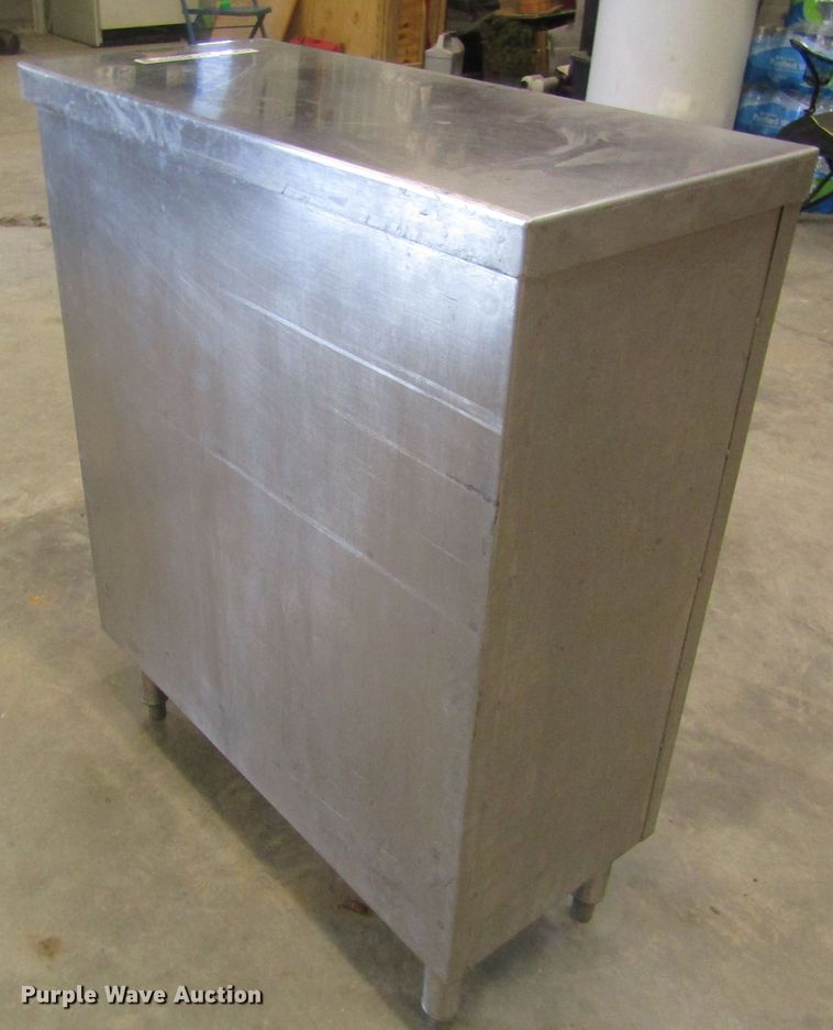 image for item GE9751 Stainless steel kitchen side shelf