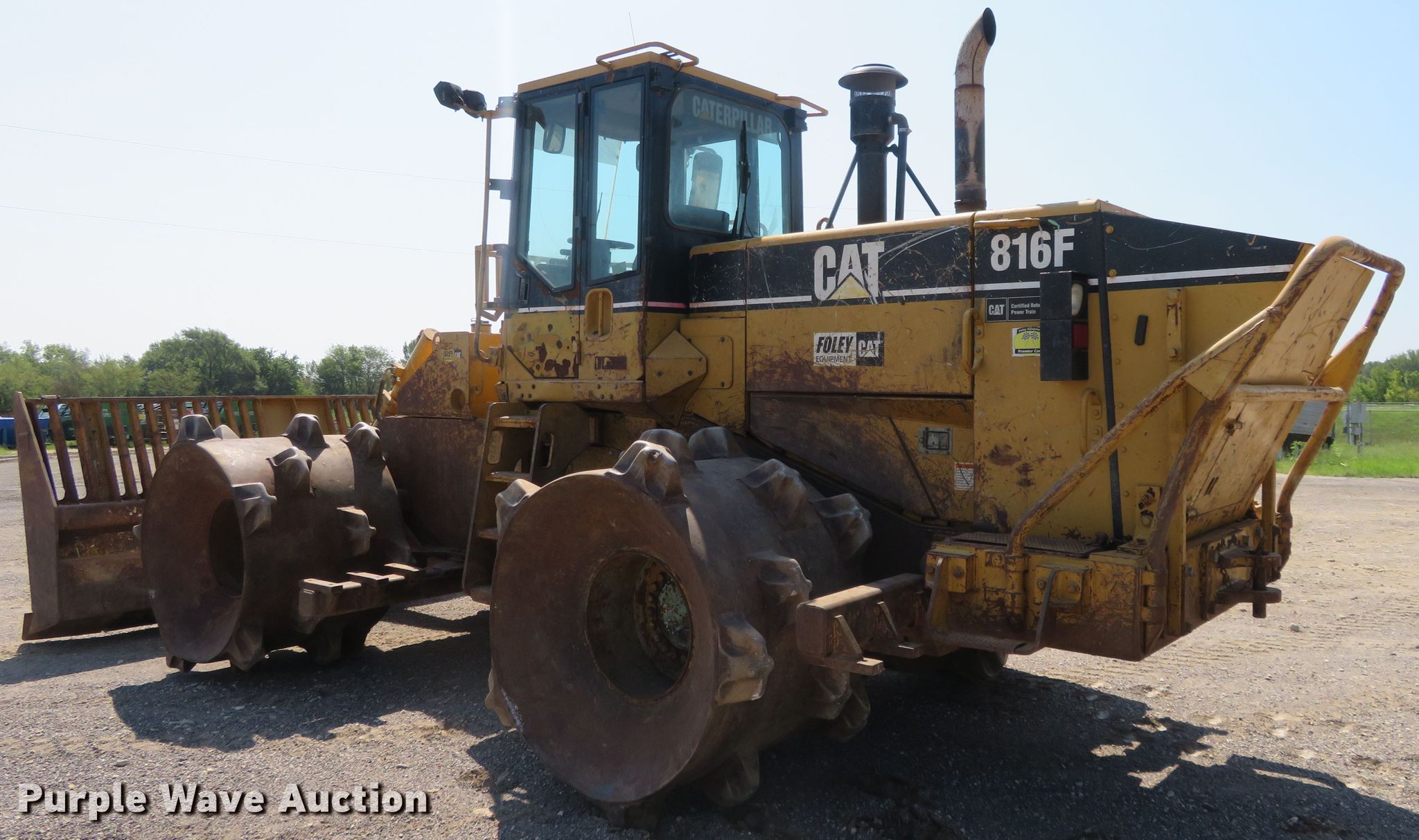 2002 Caterpillar 816F landfill compactor in El Dorado, KS Item FV9015