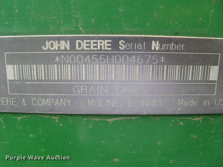 image for item DC1414 John Deere 455 grain drill