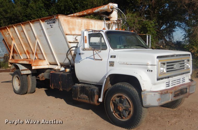 image for item DD4450 1979 Chevrolet Custom Deluxe C70 feed mixer truck