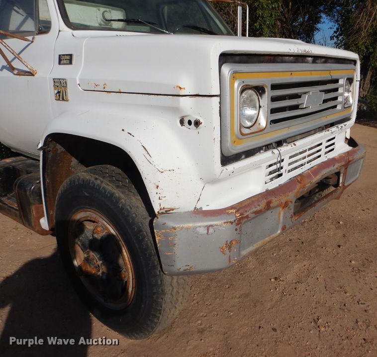 image for item DD4450 1979 Chevrolet Custom Deluxe C70 feed mixer truck