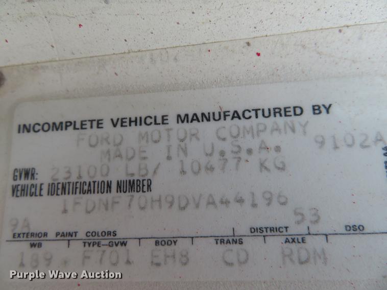 image for item DD7053 1983 Ford F700 brush fire truck