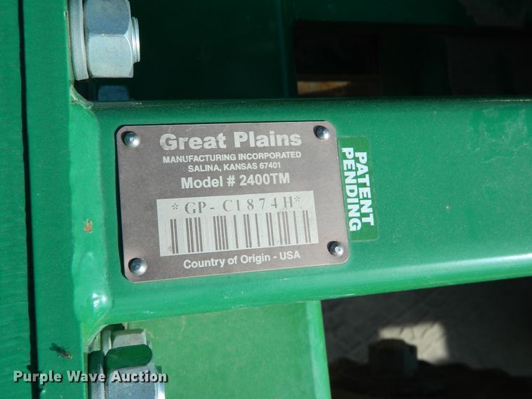 image for item DE4347 Great Plains Turbo Max 2400 vertical tillage