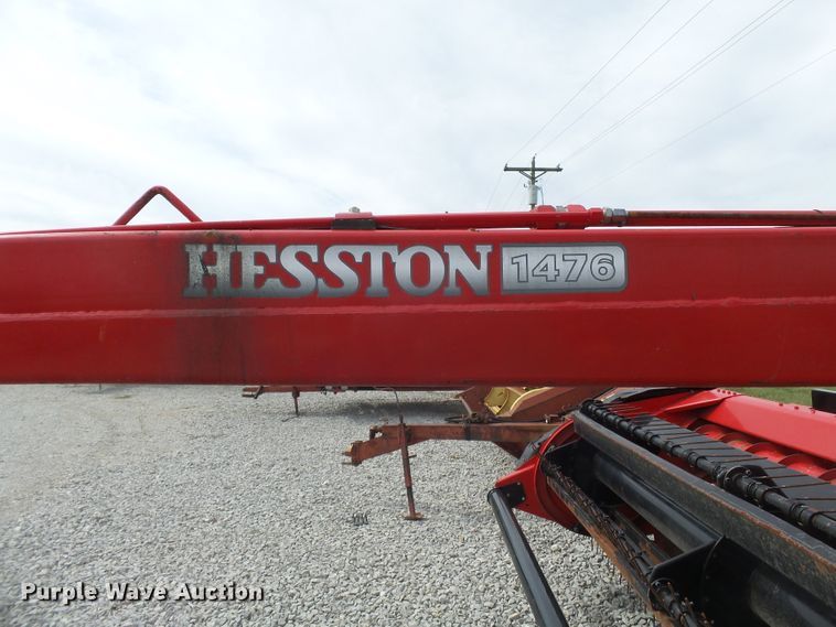image for item DE8006 2010 Hesston 1476 windrower