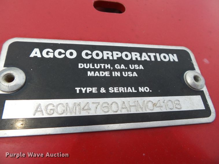 image for item DE8006 2010 Hesston 1476 windrower