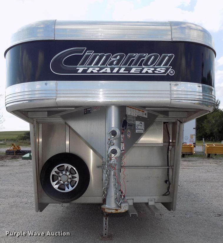 image for item DG2447 2014 Cimarron Showstar livestock trailer