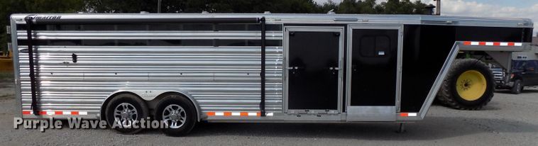 image for item DG2447 2014 Cimarron Showstar livestock trailer