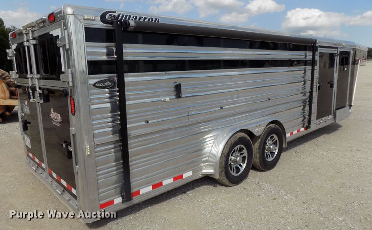 image for item DG2447 2014 Cimarron Showstar livestock trailer