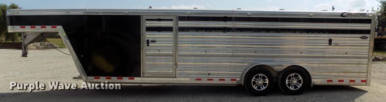 image for item DG2447 2014 Cimarron Showstar livestock trailer