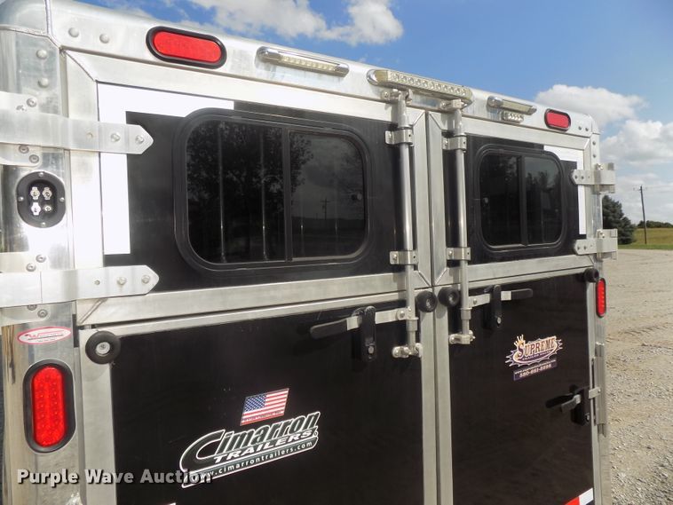 image for item DG2447 2014 Cimarron Showstar livestock trailer