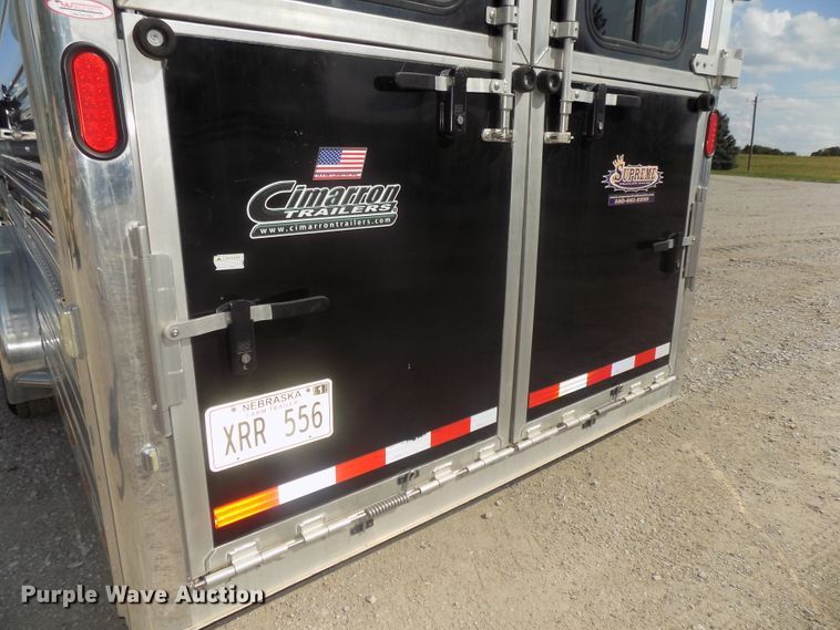 image for item DG2447 2014 Cimarron Showstar livestock trailer