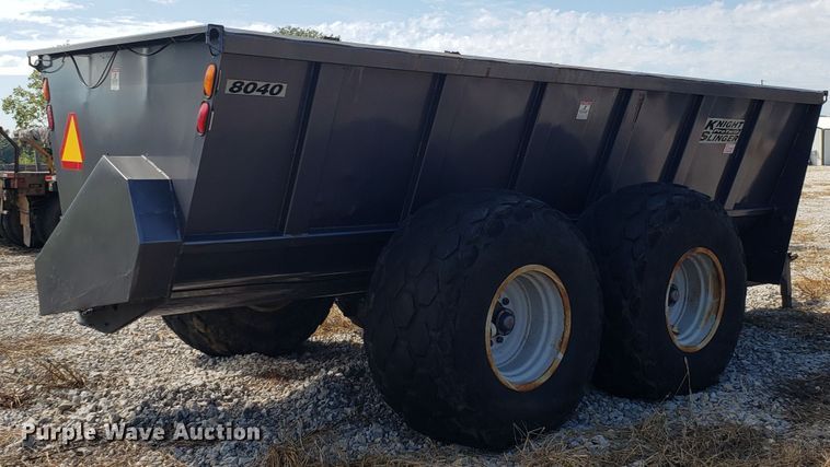 image for item DG7557 Knight 8040 ProTwin Slinger manure spreader