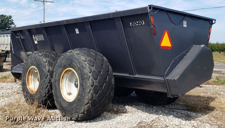 image for item DG7557 Knight 8040 ProTwin Slinger manure spreader