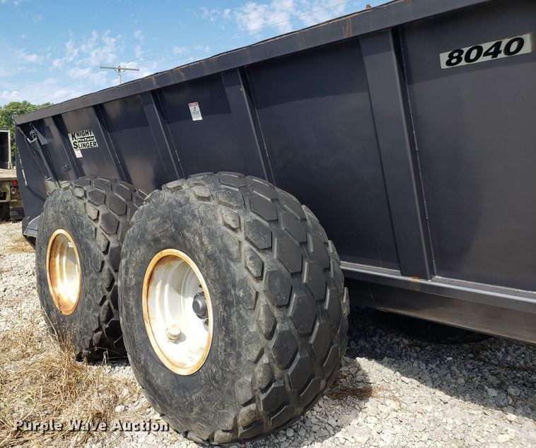 image for item DG7557 Knight 8040 ProTwin Slinger manure spreader