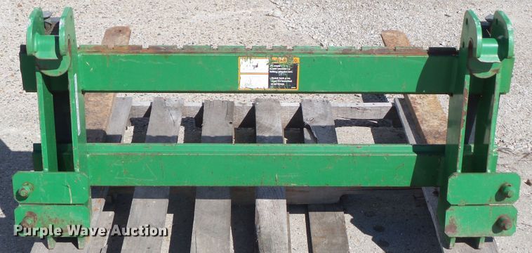 image for item EM9211 John Deere wheel loader forks