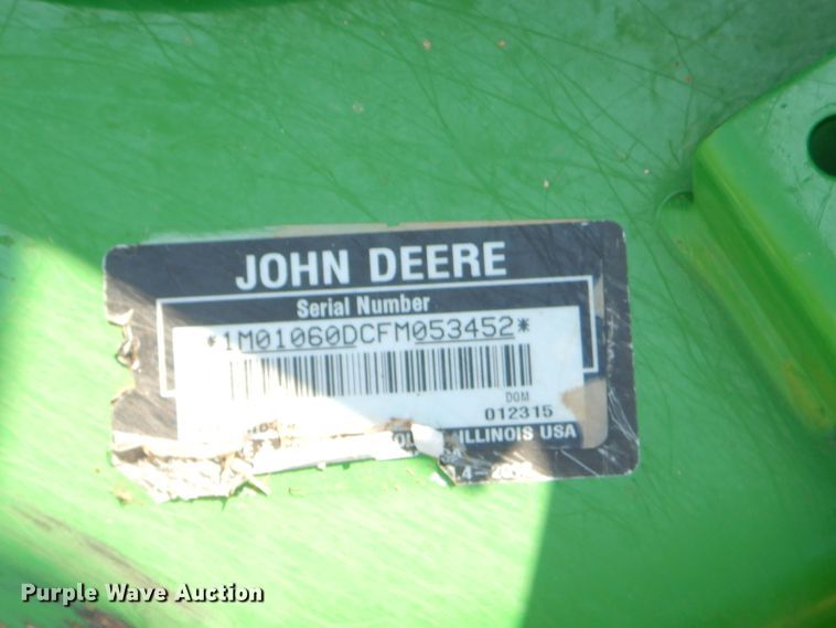 image for item FC9957 2015 John Deere 1025R tractor