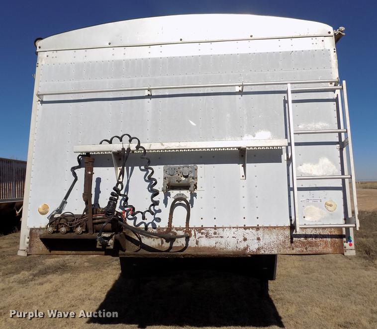 image for item FH9033 1984 Corn Husker 800 double hopper bottom grain trailer