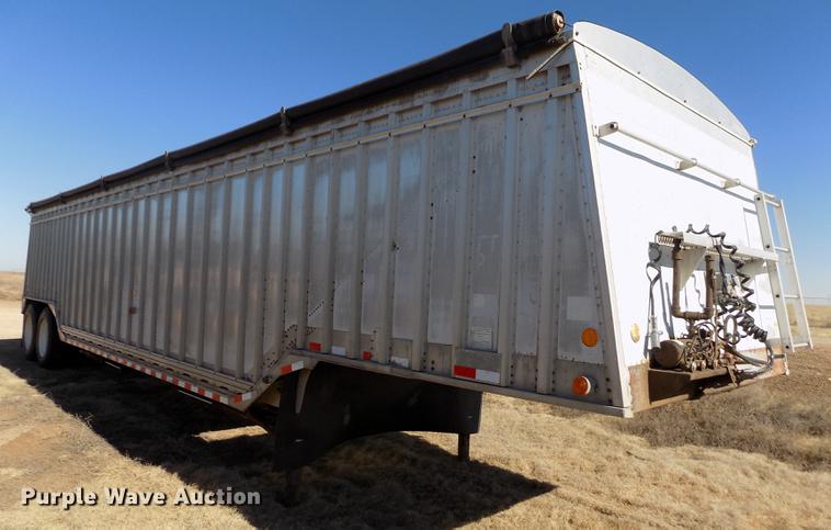 image for item FH9033 1984 Corn Husker 800 double hopper bottom grain trailer