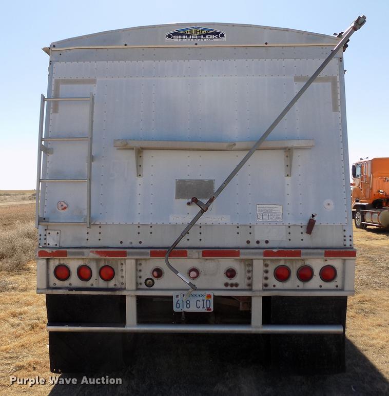 image for item FH9033 1984 Corn Husker 800 double hopper bottom grain trailer