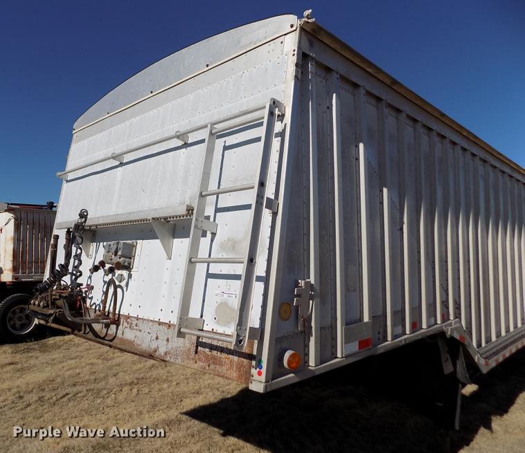 image for item FH9033 1984 Corn Husker 800 double hopper bottom grain trailer