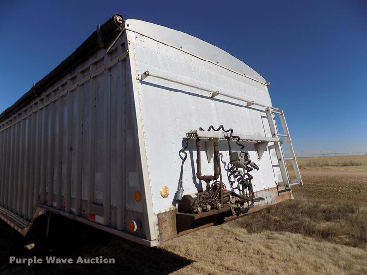 image for item FH9033 1984 Corn Husker 800 double hopper bottom grain trailer