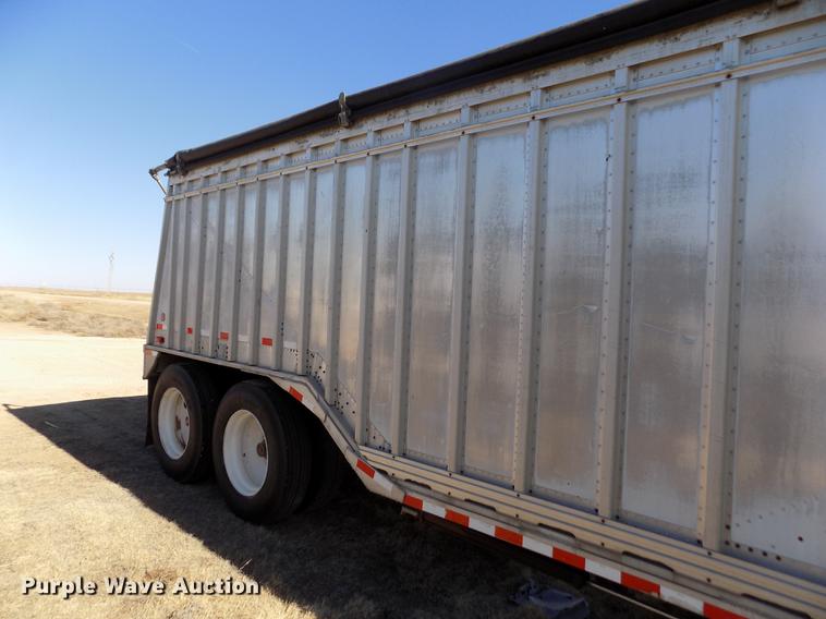 image for item FH9033 1984 Corn Husker 800 double hopper bottom grain trailer