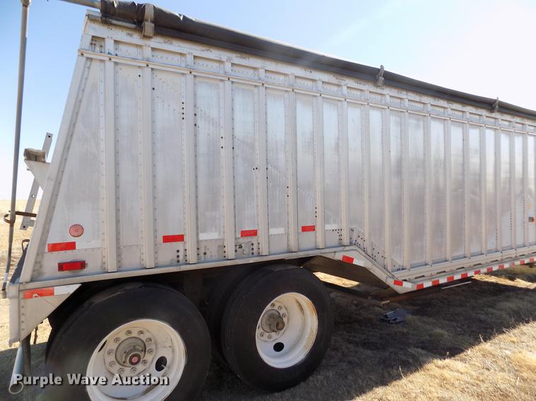 image for item FH9033 1984 Corn Husker 800 double hopper bottom grain trailer