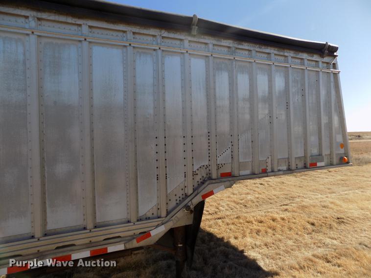 image for item FH9033 1984 Corn Husker 800 double hopper bottom grain trailer