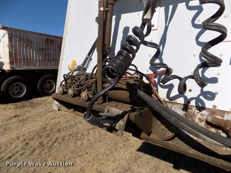 image for item FH9033 1984 Corn Husker 800 double hopper bottom grain trailer