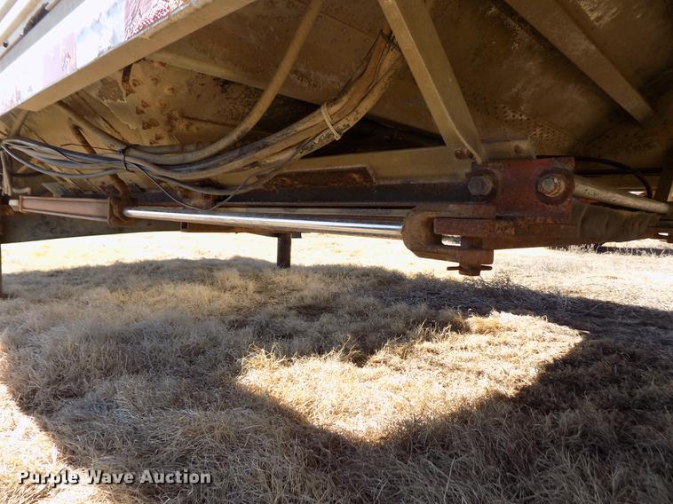 image for item FH9033 1984 Corn Husker 800 double hopper bottom grain trailer