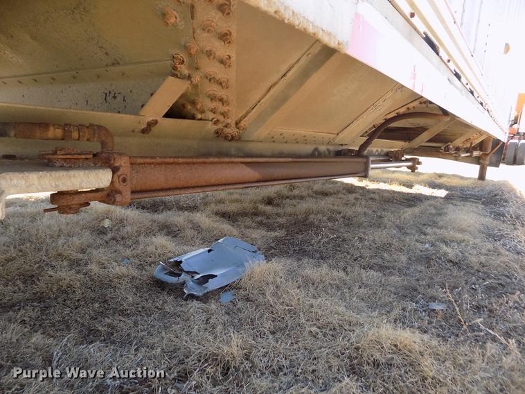 image for item FH9033 1984 Corn Husker 800 double hopper bottom grain trailer