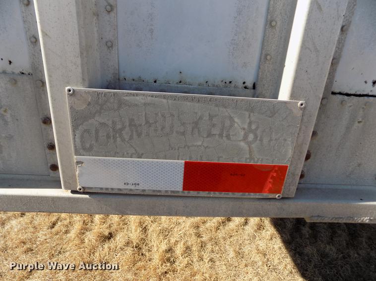 image for item FH9033 1984 Corn Husker 800 double hopper bottom grain trailer