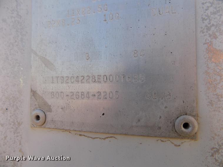 image for item FH9033 1984 Corn Husker 800 double hopper bottom grain trailer