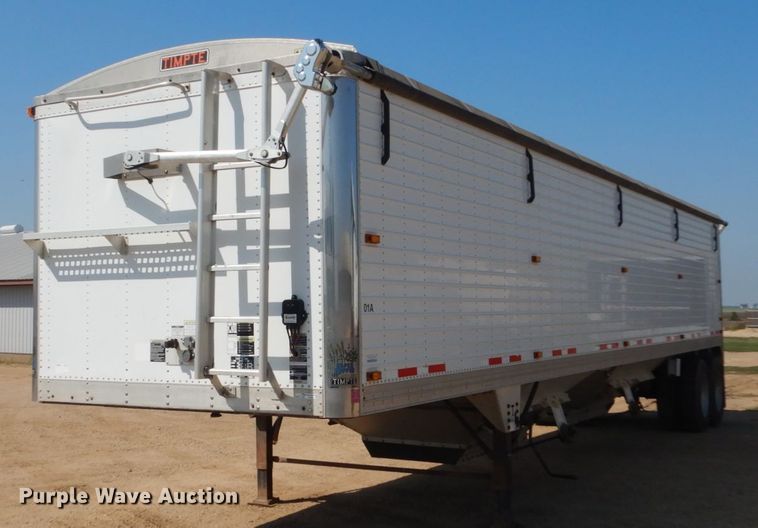 image for item FU9493 2010 Timpte double hopper bottom grain trailer