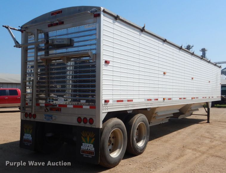 image for item FU9493 2010 Timpte double hopper bottom grain trailer