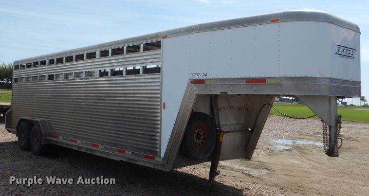 image for item FU9513 2003 Exiss GN-724-T livestock trailer