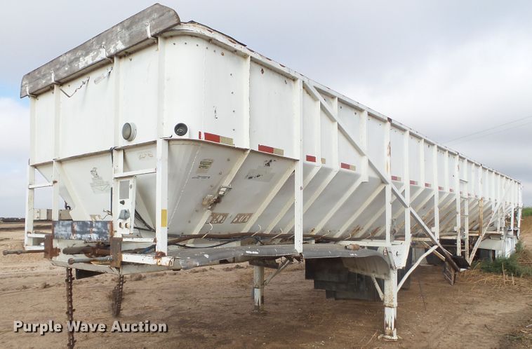 image for item GC9036 1997 Trinity Eagle Bridge live bottom trailer