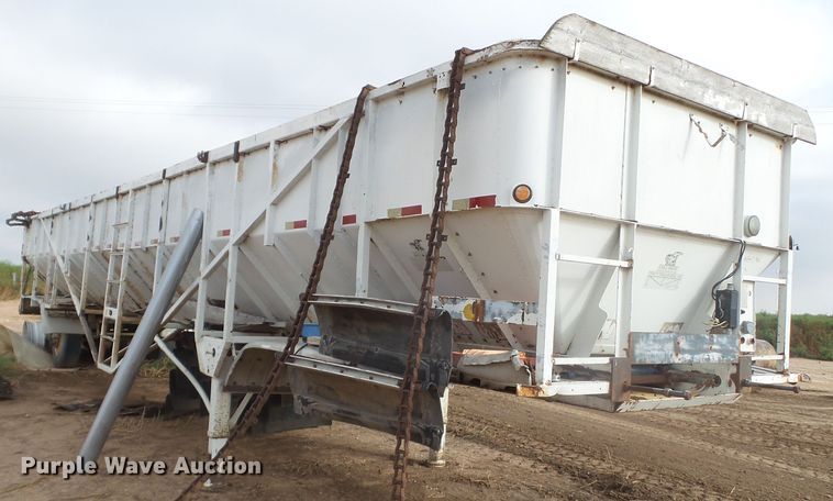 image for item GC9036 1997 Trinity Eagle Bridge live bottom trailer