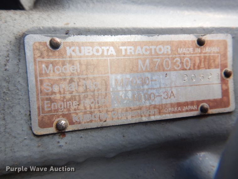 image for item GC9540 1995 Kubota M7030SU tractor